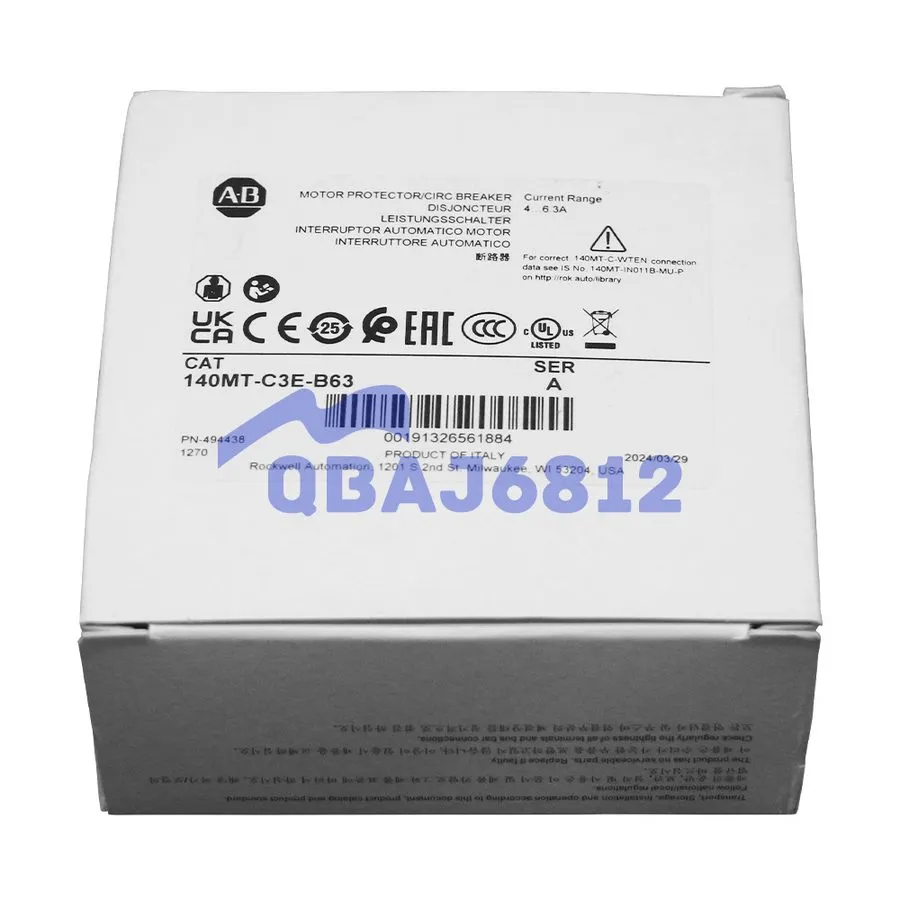 Автоматический выключатель Allen Bradley Motor Protection Circuit Breaker 140MT-