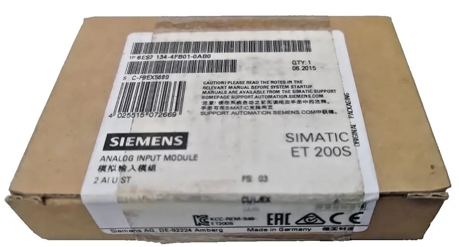 Модуль ввода-вывода Siemens SIMATIC S7 6ES7134-4FB01-0AB0 Analog Input Module ET