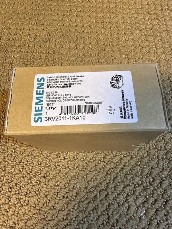 Автоматический выключатель Siemens SIRIUS 3RV2011-1KA10 Motor Protection Circuit