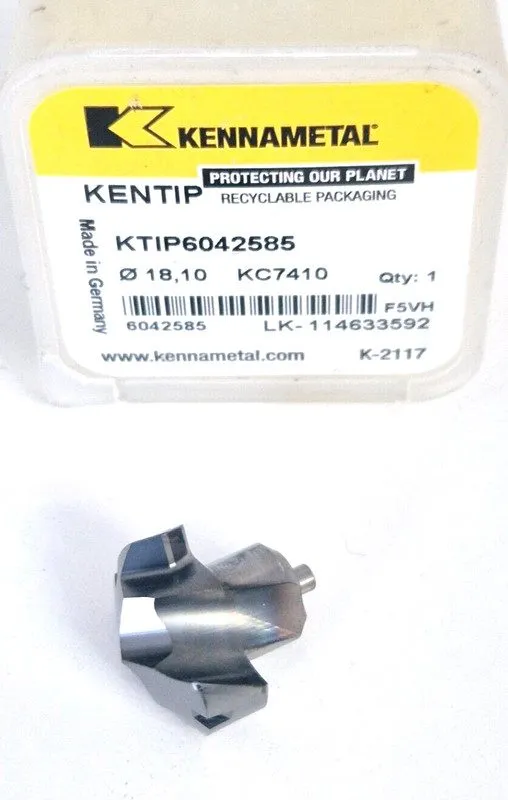 Режущий инструмент KENNAMETAL KTIP 1800 HPCM KC7410 Carbide Drill Insert