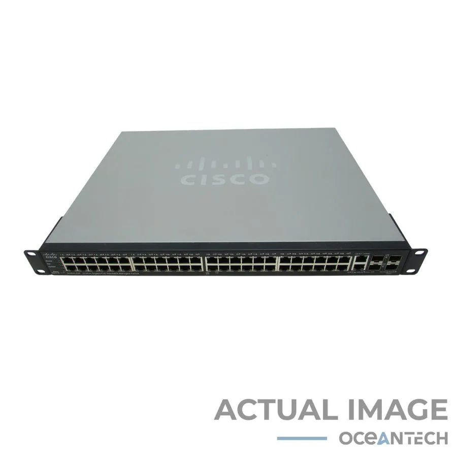 Коммутатор CISCO SG500-52P-K9 V04 52-Port Gigabit PoE Stackable Manage Switch