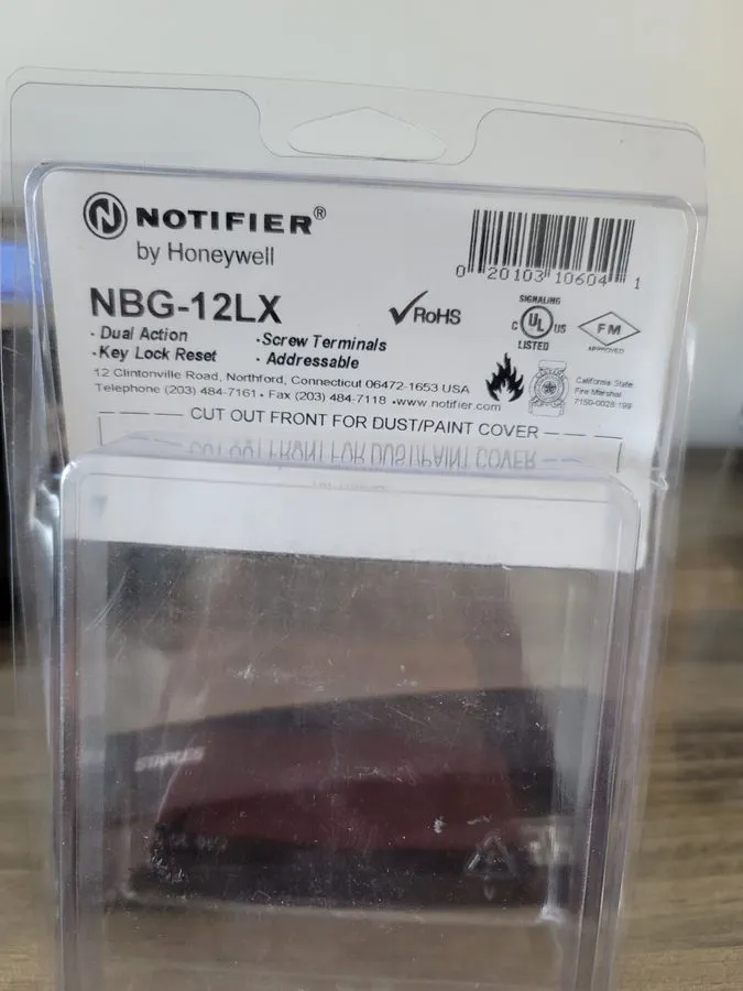 Оборудование пожарной сигнализации Notifier NBG-12LX Fire Alarm Pull Station Fir — фото лота 2