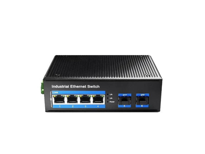 Коммутатор Cudy IG1004S2P PoE+ Industrial Aluminum 4-Port Switch, 2-Port SFP — фото лота 1