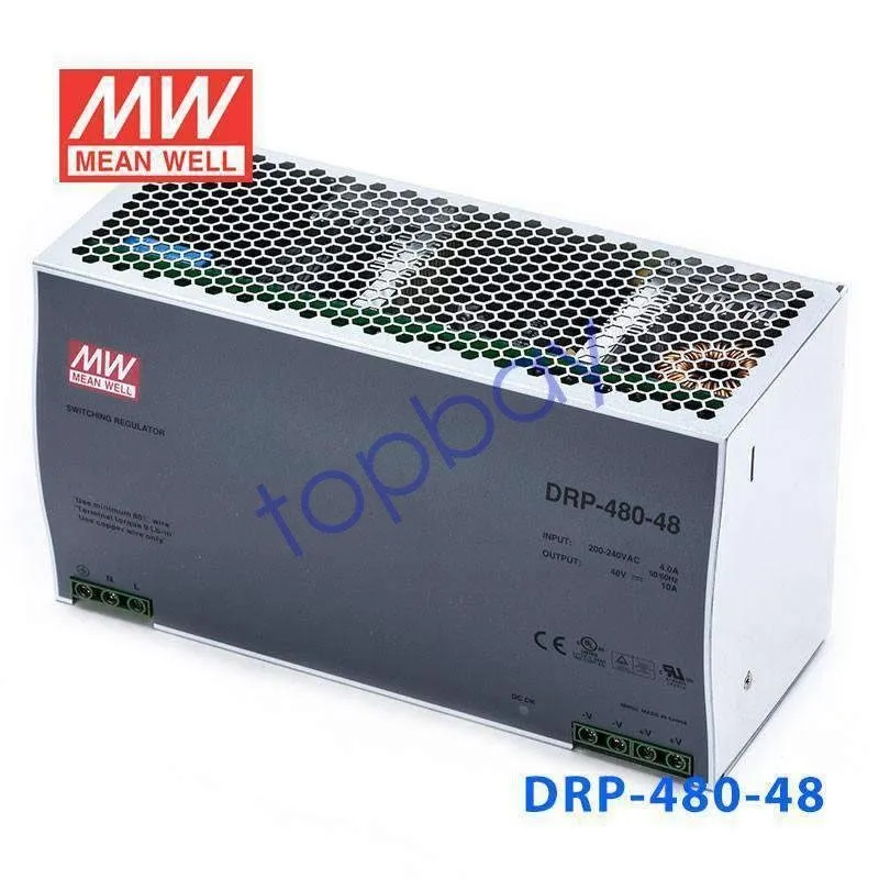 Блок питания Mean Well DRP-480-48 AC-DC Industrial DIN rail power supply 480W