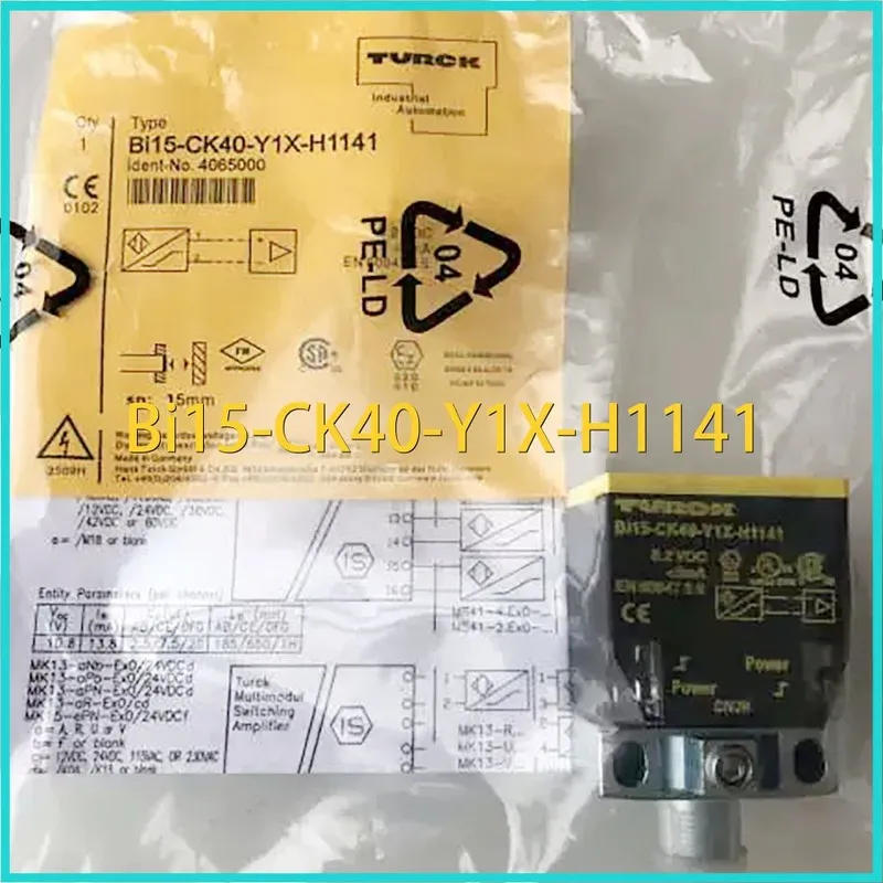 Датчик приближения TURCK 15mm Inductive Sensor Bi15-CK40-Y1X-H1141 Proximity Swi