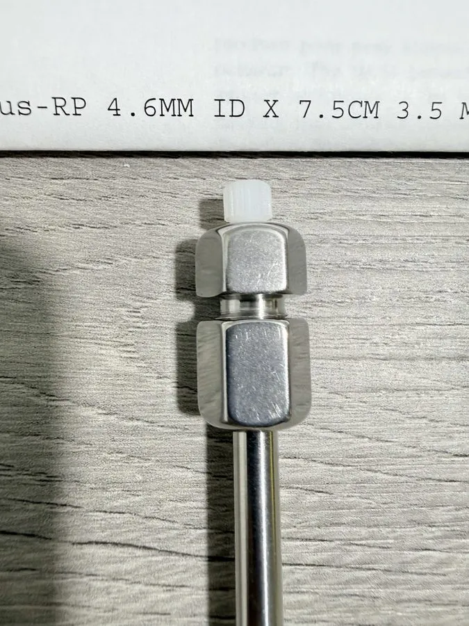 Хроматографическая колонка Agilent ZORBAX Bonus-RP HPLC Column 3.5µm 4.6x75mm 86 — фото лота 2