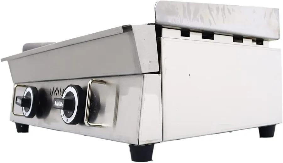 Гриль Commercial Gas Griddle Flat Top Grill Half Grooved 28" Stainless Steel 280