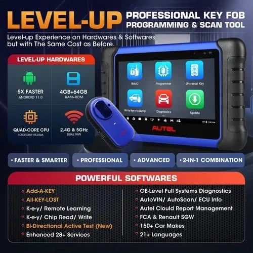 Диагностический сканер Autel MaxiIM IM508S+XP400 Pro IMMO Key Programming Tool D
