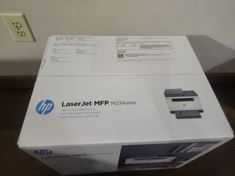 Лазерный принтер HP LaserJet M234sdw Wireless Black & White All-in-One Laser Pri