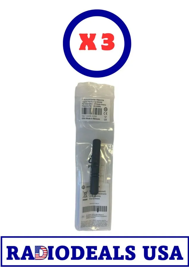 Антенна 2 x Motorola DP3661E VHF Radio MDH69JDQ9RA1AN & PMAD4147 Antenna only