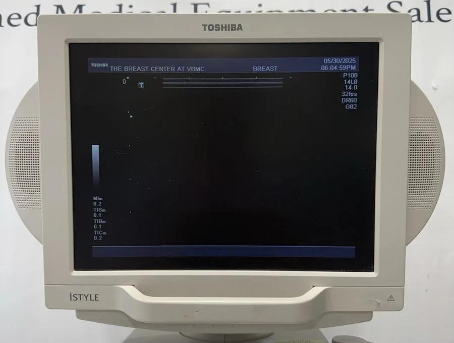 УЗИ-аппарат TOSHIBA NEMIO XG SSA-580A ULTRASOUND W/ PLM-1204AT PROBE — фото лота 1