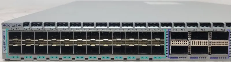 Трансивер Arista DCS-7280SR2-48YC6-F 48 Port 25G SFP 6 QSFP 100G F-R Airflow — фото лота 2