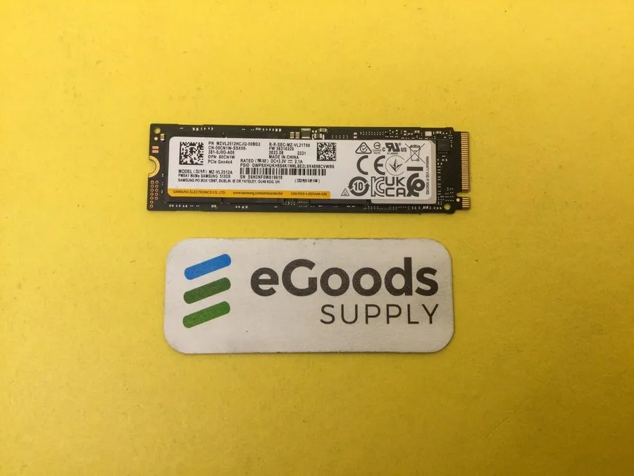 SSD-накопитель Samsung PM9A1 512GB M.2 2280 NVMe SSD MZVL2512HCJQ-00BD1 MZ-VL251