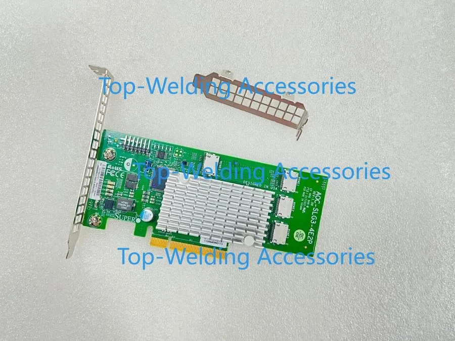 Кабель Supermicro AOC-SLG3-4E2P PCIe Add-On Card 6.4GB/s Quad-Port Gen-3 NVMe HB
