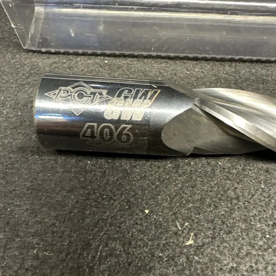 Режущий инструмент PCT 1" Carbide Ball Nose End Mill Series 406 4 Flute RH 1x1x2 — фото лота 1