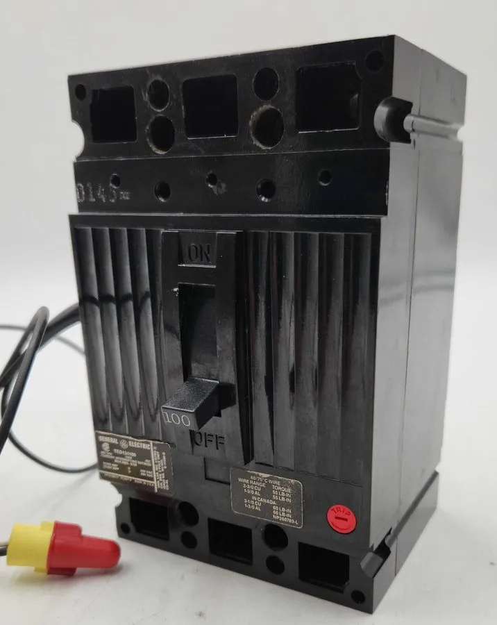 Автоматический выключатель GE Circuit Breaker TED134100WL 100A 3 Pole TED134100 
