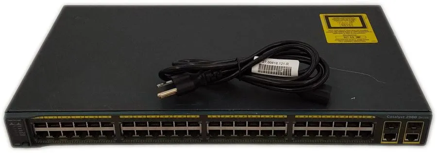 Коммутатор Cisco Catalyst 2960 Series WS-C2960-48TC-L V05 48-Ports Switch