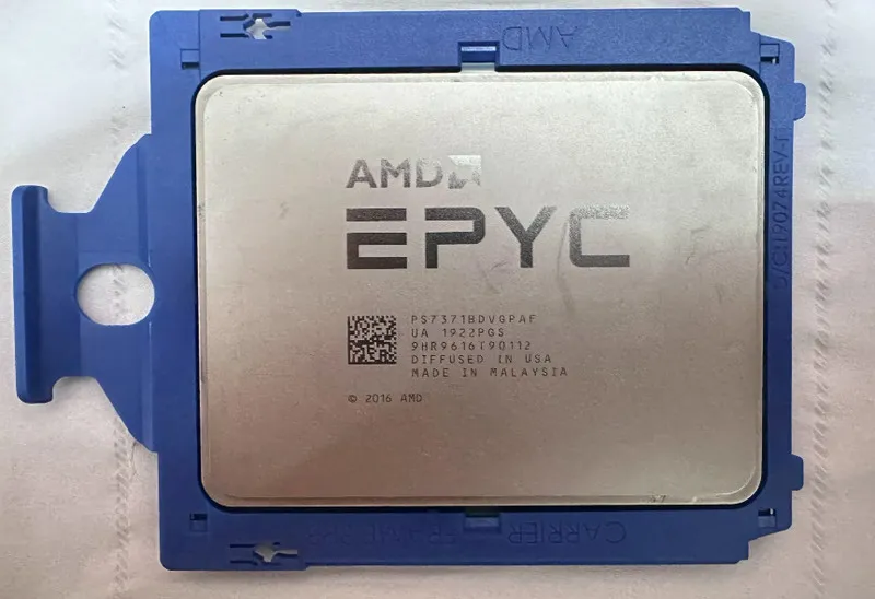 Сервер Unlocked AMD EPYC 7371 CPU 16 Cores Up to 3.8GHz 1P/2P PCIe 3.0 x128