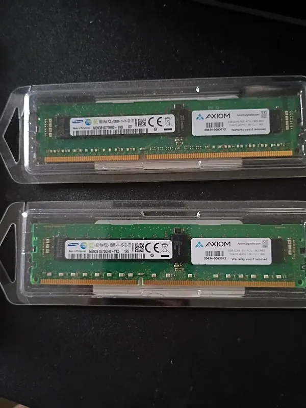 Модуль памяти Samsung 8GB 1Rx4 PC3L-12800R-11-12-C2-D3 M393B1G70QH0-YK0 DDR3 ECC