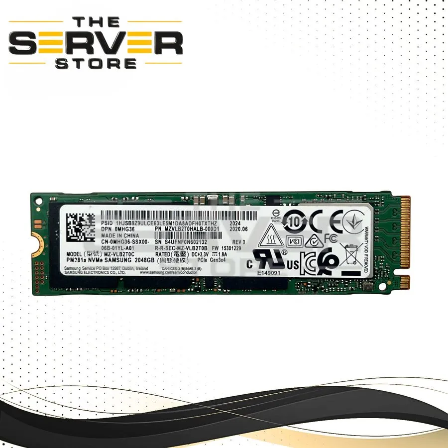 SSD-накопитель SAMSUNG PM981A NVME SED 512GB NVME SSD HARD DRIVE #198252