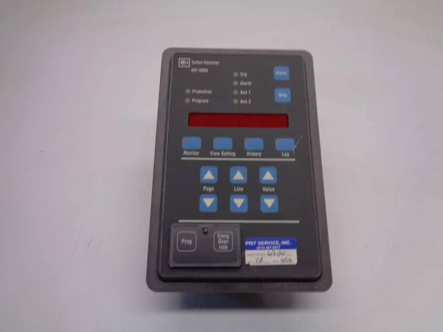 Реле защиты EATON MP3010 (MP-3000) FIXED CASE MOTOR PROTECTION RELAY