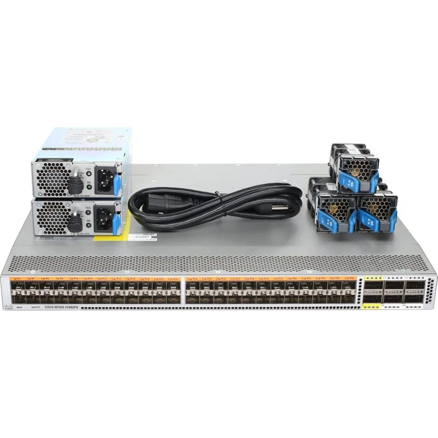 Объектив Cisco Nexus N2K-C2348UPQ-10GE 48P 10GbE 6P QSFP+ FEX Switch