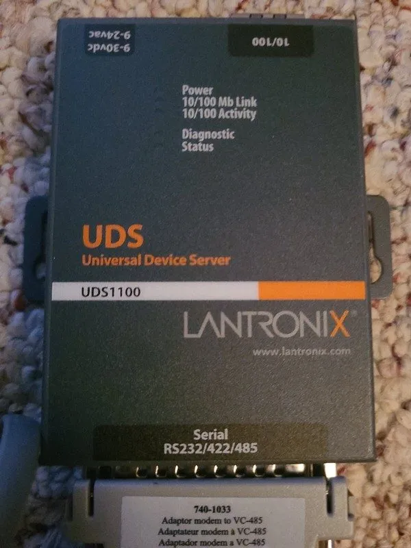 IIoT-устройство Lantronix UDS1100 Universal POE Serial Device Server Ethernet RS