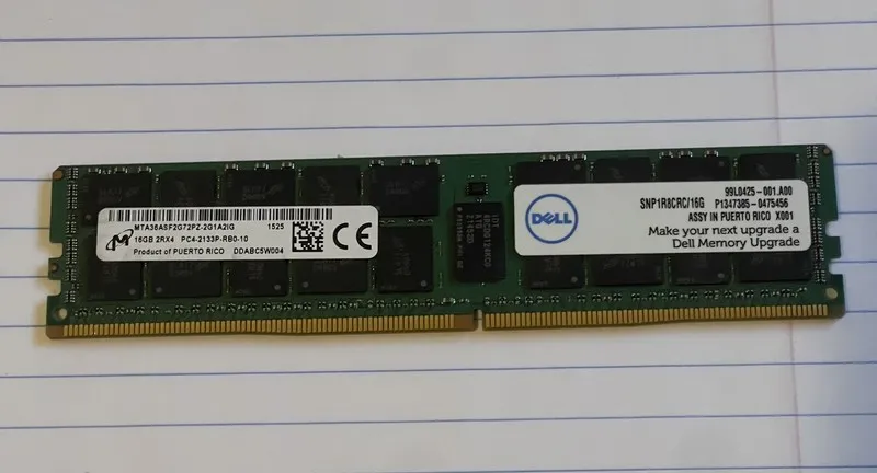 Модуль памяти Micron 16GB 2Rx4 PC4-2133P DDR4 MTA36ASF2G72PZ-2G1A2IG Server RAM