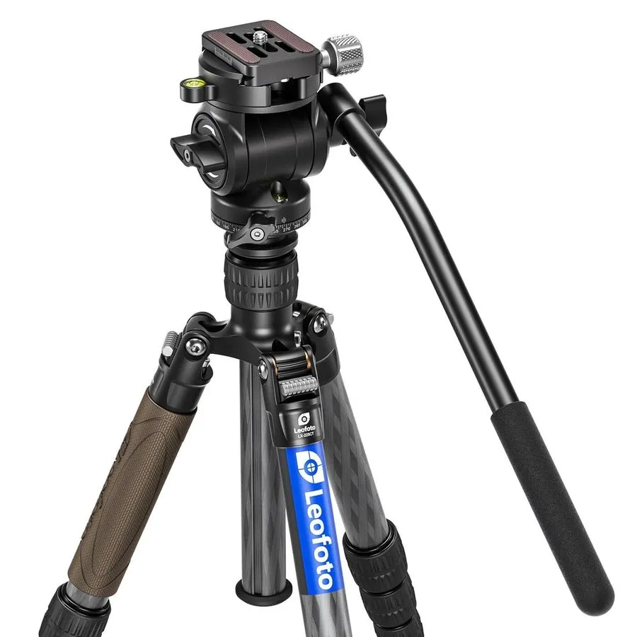 Оборудование видеонаблюдения Leofoto LX-255CT/BV-1 Reversible Travel Tripod w/ B — фото лота 1