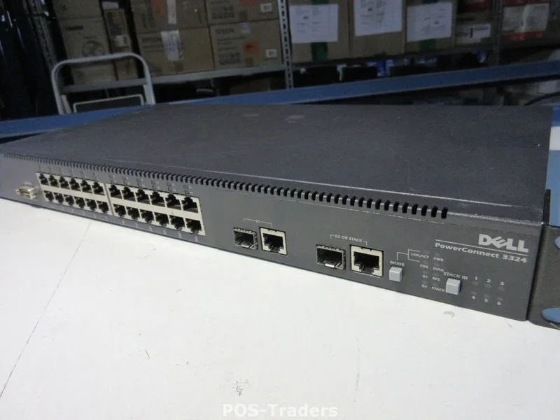 Коммутатор Dell PowerConnect 3324 24-port Managed Ethernet Switch Power Cord