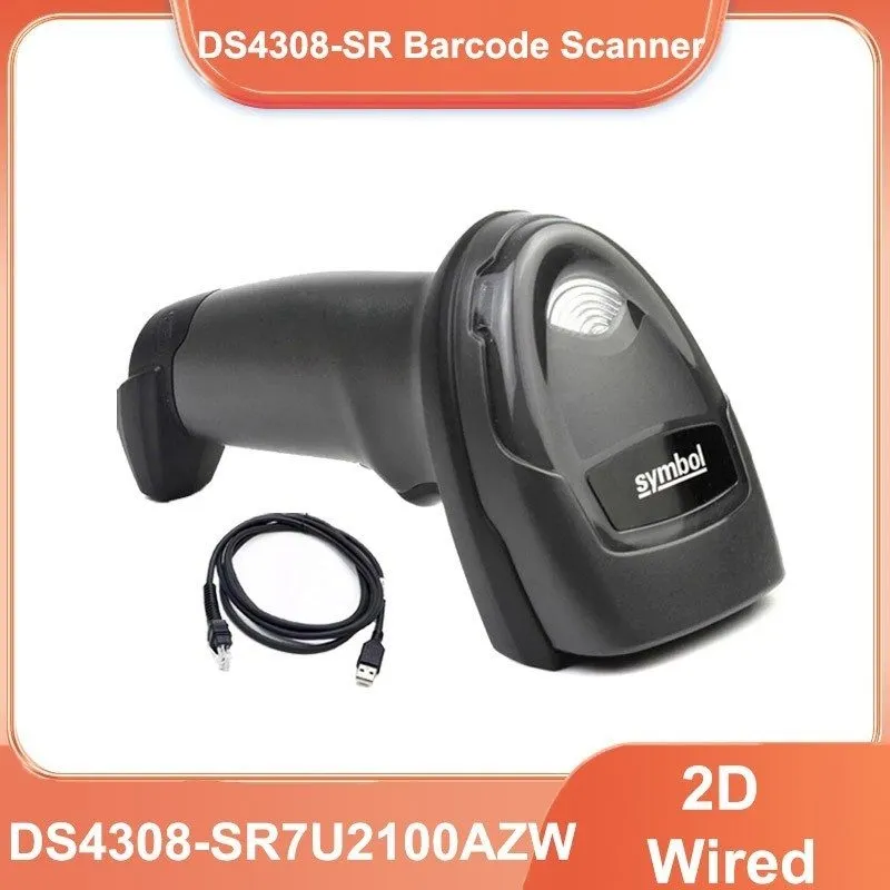 Сканер штрих-кода Zebra DS4308-SR7U2100AZW Standard Range 2D USB Corded Handheld — фото лота 1