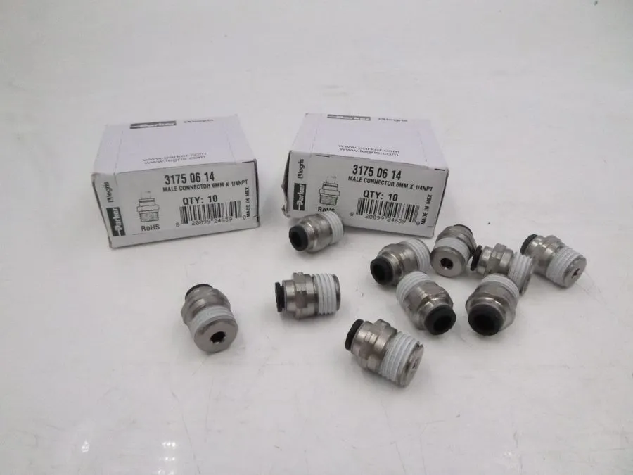 Фитинг Parker Legris Pneumatic Push-In Fittings 1/4NPT LF3000 3175 06 14