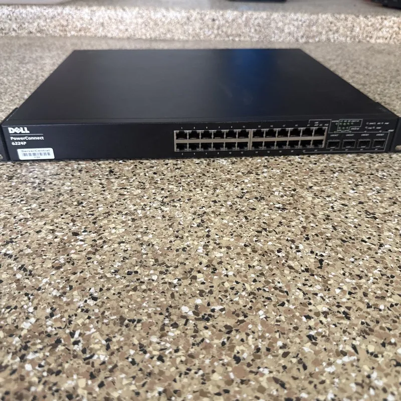 Коммутатор Dell PowerConnect 6224 24-Port Gigabit Managed Switch Rackmount