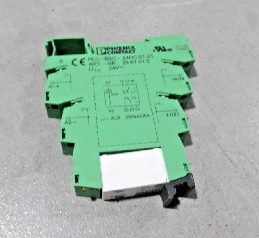 Колодка реле X Phoenix contact plc-bsc-24dc/21-21 Relay Socket 2961192 250VAC/6A