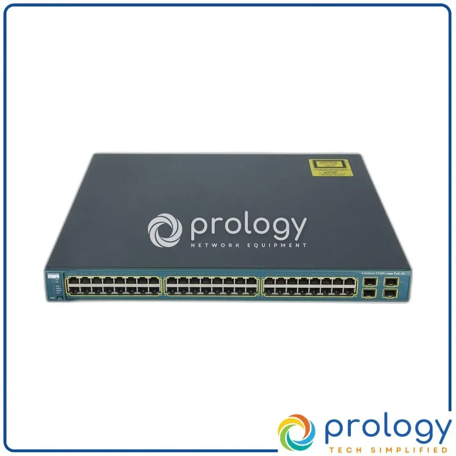 Коммутатор Cisco Catalyst WS-C3560G-48PS-E 48-Port Gigabit PoE Switch 4x 1G SFP 