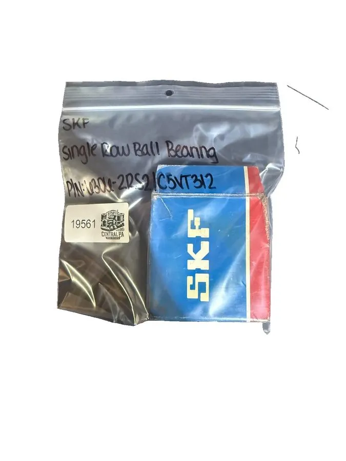 Подшипник SKF Single Row Ball Bearing P/N: 6306-2RS2/C5VT312 — фото лота 1