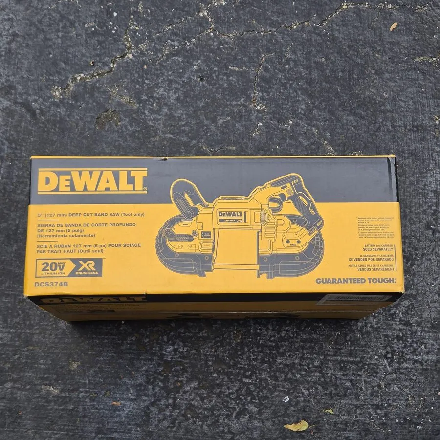 Оборудование ЧПУ DeWALT DCS374B 20V MAX XR® Cordless Brushless Deep Cut Band Saw — фото лота 2