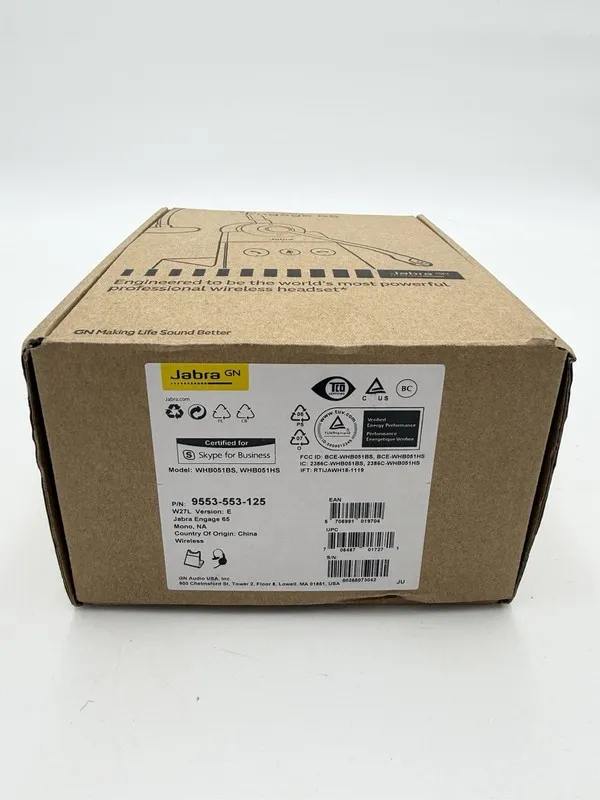 VoIP-шлюз Jabra Engage 65 Stereo Wireless Headset 9553-553-125 IOB Preowned LN — фото лота 1