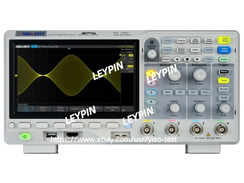 Осциллограф Siglent SDS1104X-E 100MHz 1GSa/s 4 Channel Digital Oscilloscope