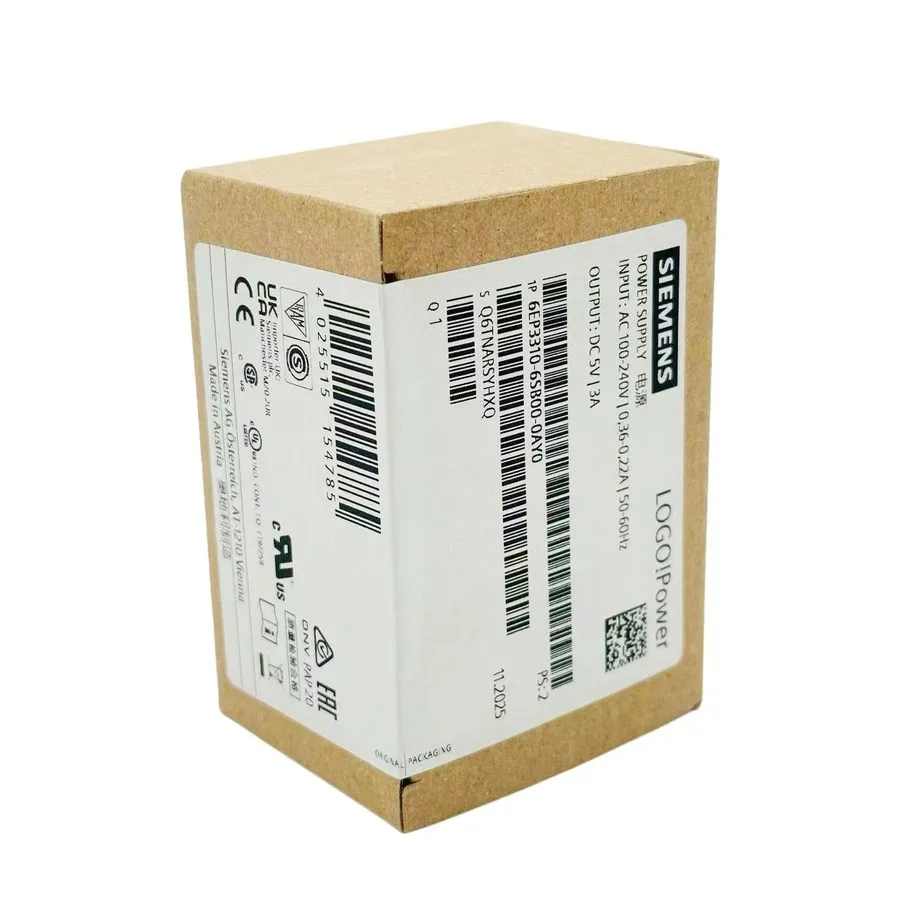 Блок питания Siemens 6EP3310-6SB00-0AY0 LOGO!Power DIN Rail Power Supply 5VDC 3A — фото лота 1