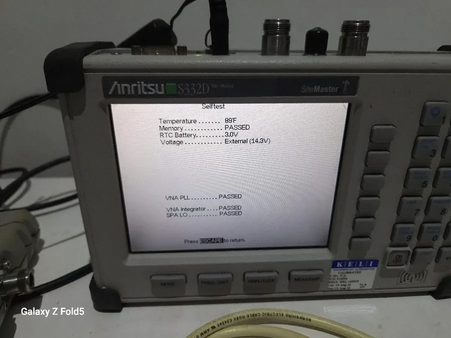 Анализатор спектра S332D Anritsu Spectrum Analyzer Cable and antenna analyzer//l — фото лота 1