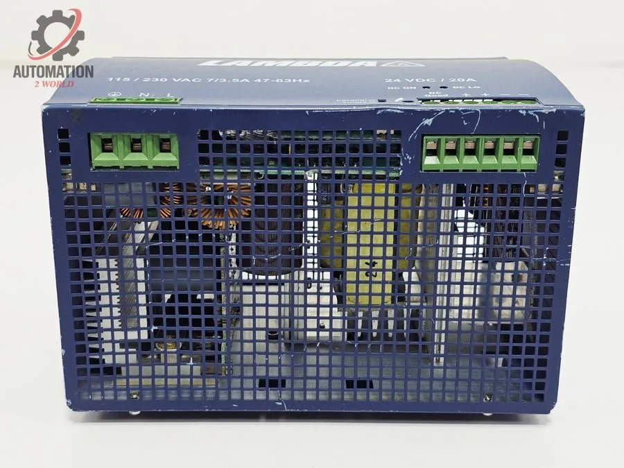 Блок питания TDK-Lambda DPP480-24-1 DIN Rail Power Supply AC-DC 24VDC 20A 480W