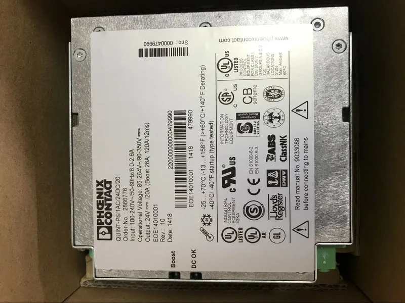 Блок питания Phoenix Contact 2866776 QUINT-PS/ 1AC/24DC/20 power supply