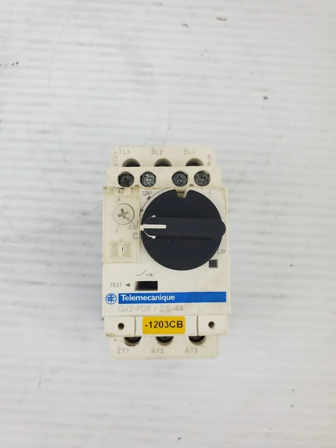 Автоматический выключатель Schneider GV2P08 Motor Circuit Breaker 2.5-4A 600V