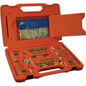 Режущий инструмент Machine Screw, Fractional & Metric Tap & Die Drill Bit Set, . — фото лота 1