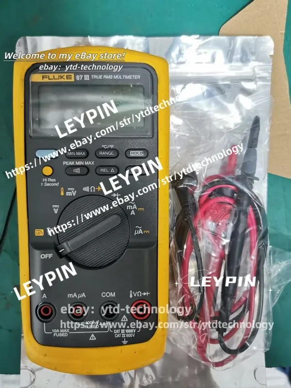 Тестер Fluke 87 III True RMS Digital Multi-Meter with Leads fluke87iii 87-3