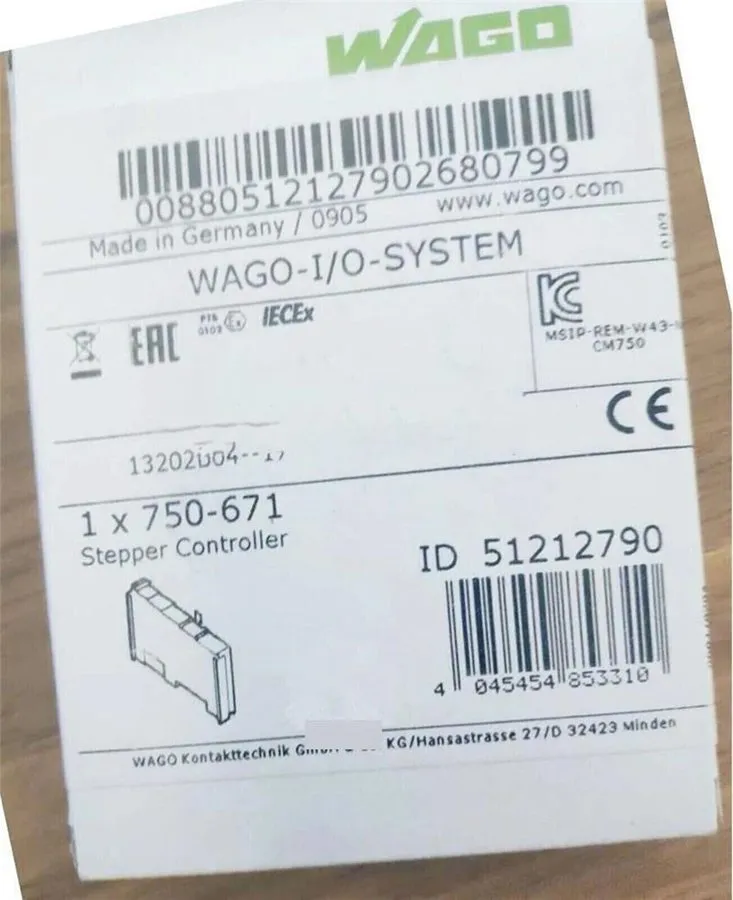 Контроллер 750-671 WAGO Stepper Controller Module 1-YEAR