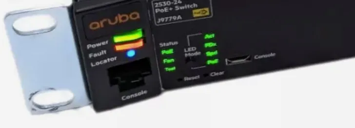 Коммутатор Aruba 2530-24-PoE+ J9779A 24-Port Managed Switch 2x Gigabit 2x SFP Ra — фото лота 1