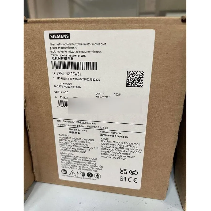 Реле защиты SIEMENS Motor Protection Relay 3RN2012-1BW31