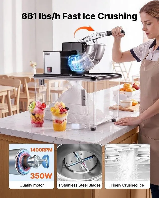 Оборудование для общепита Commercial Ice Crusher 661LBS/H, 350W Electric Snow Co — фото лота 2